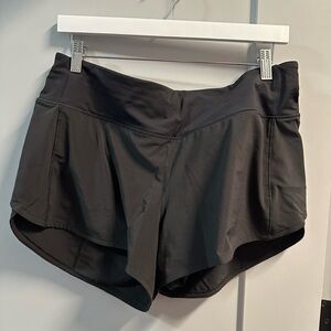 lululemon Black Speed Up Shorts